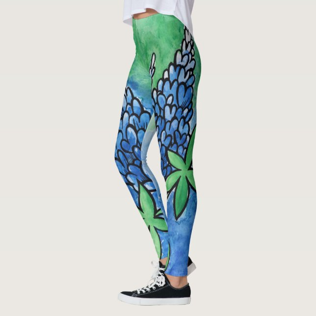 Leggings Texas Bluebonnets (Izquierda)