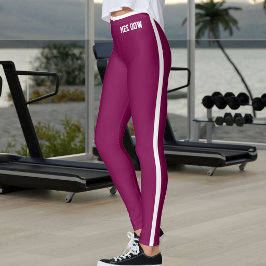 Leggings Texto personalizado Gata Mamá Ricas Moras Rayas Bl