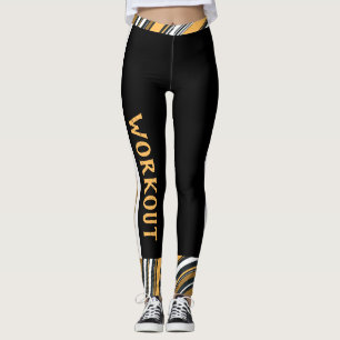 Leggings texto personalizado l Modelo abstracto l Deshacer