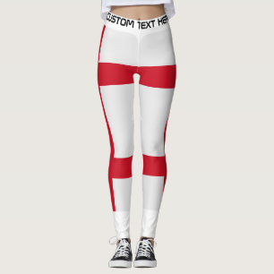 Leggings Texto personalizado para fanático del fútbol de In