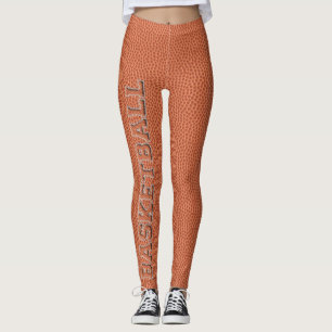 Leggings Texto y textura del baloncesto