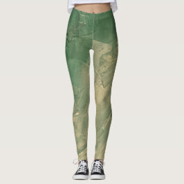 Leggings Textura16 de la obra Nuit "filtro dramático cálido