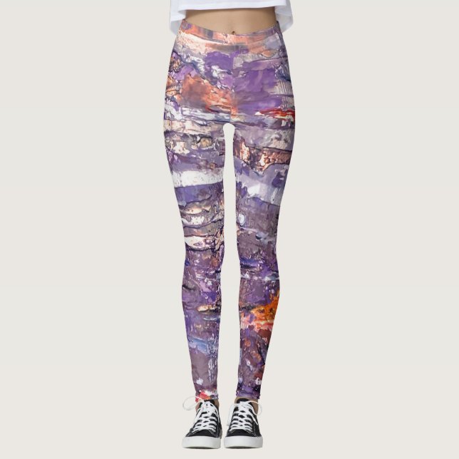 Leggings Textura #17 de obra La roca (Anverso)
