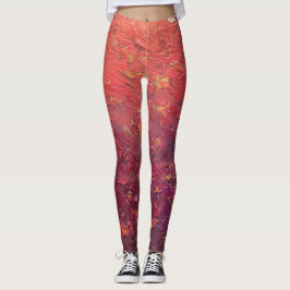 Leggings Textura #1 de la obra La puesta del sol