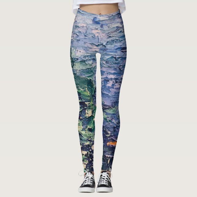 Leggings Textura #22 de obra Amanecer (Anverso)