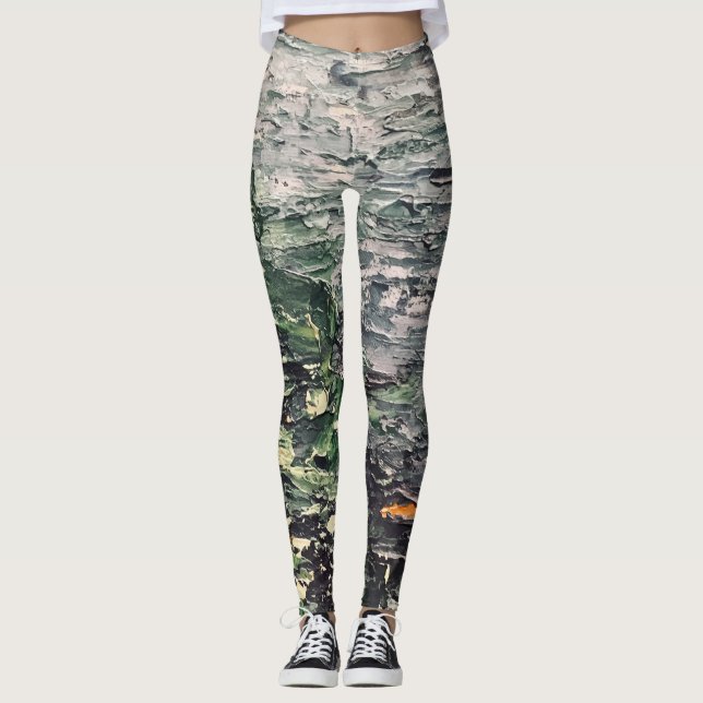 Leggings Textura #27 de obra Amanecer (Anverso)