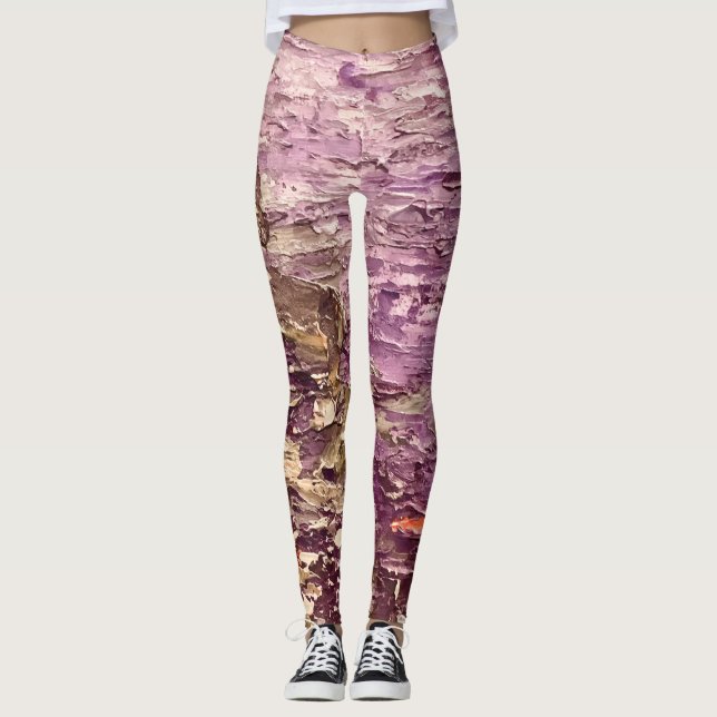 Leggings Textura #30 de obra Amanecer (Anverso)