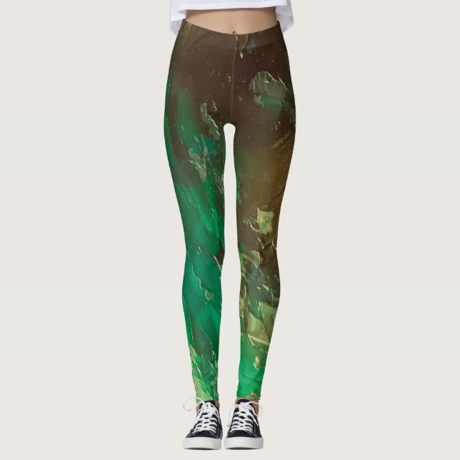 Leggings Textura #35 de la obra Nuit (Anverso)