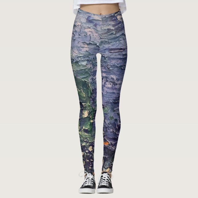 Leggings Textura #3 de obra Amanecer (Anverso)