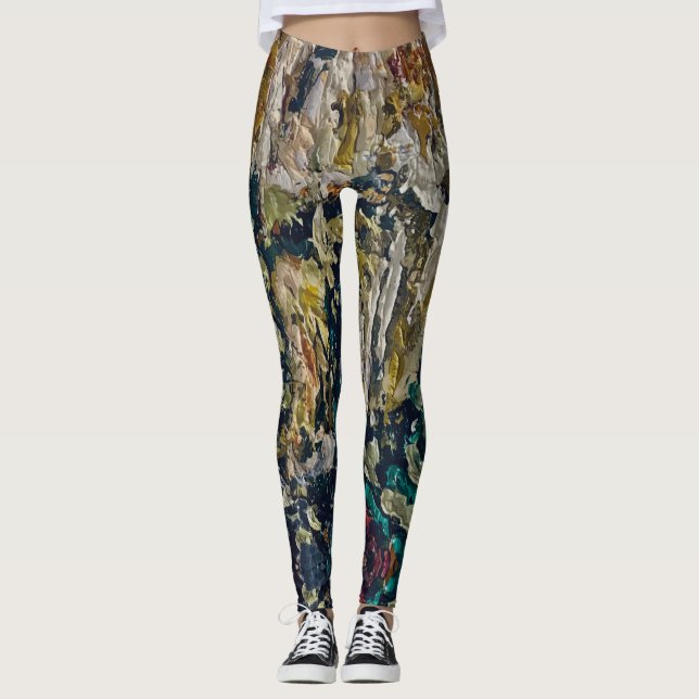 Leggings Textura #41 de obra Amanecer (Anverso)