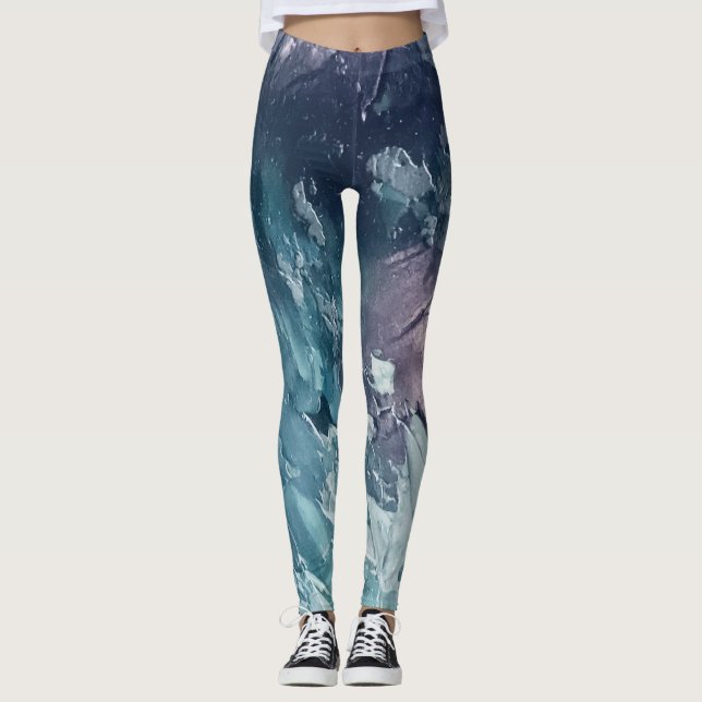 Leggings Textura #54 de la obra Nuit (Anverso)