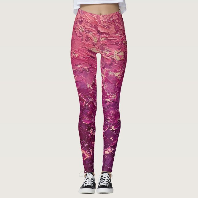 Leggings Textura #7 de la obra La puesta del sol (Anverso)