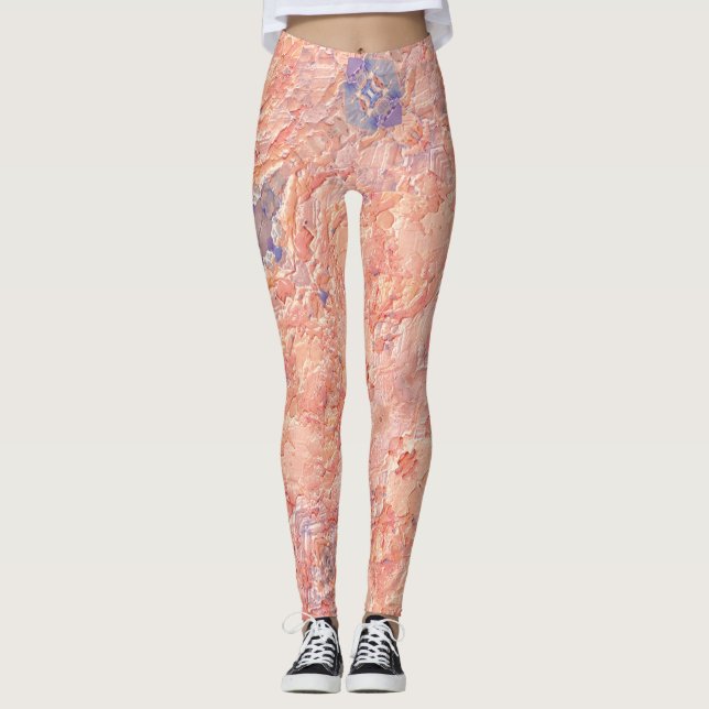 Leggings Textura #7 de obra Amanecer (Anverso)