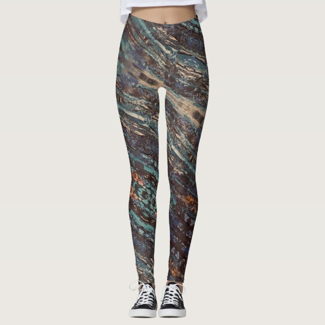 Leggings Textura #9 de obra La roca (Anverso)
