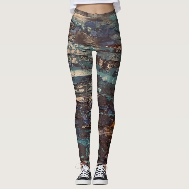Leggings Textura #9 de obra La roca (Anverso)