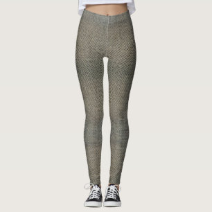LEGGINGS TEXTURA DE CORREO DE CADENA