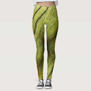 Leggings Textura de estructura de piedra de gema semiprecio