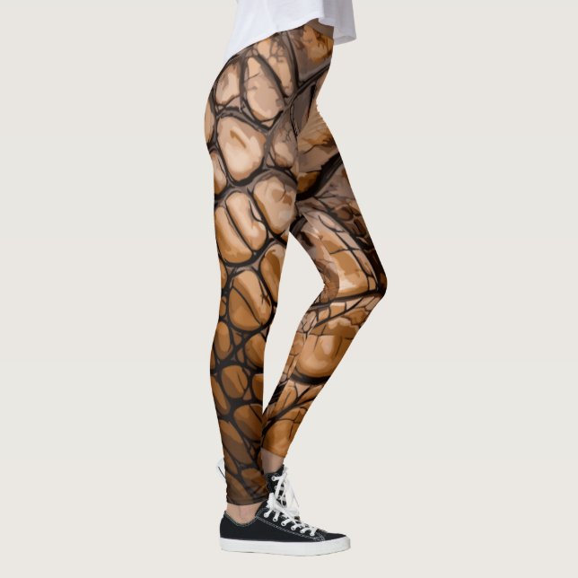 Leggings Textura de gator (Derecha)