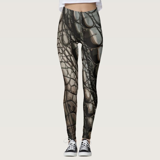 Leggings Textura de gator (Anverso)