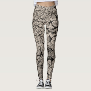 Leggings Textura de Guay de la Tierra rota