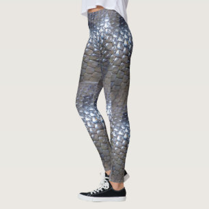 Leggings Textura de la piel de serpiente