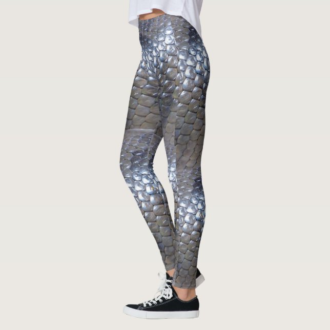 Leggings Textura de la piel de serpiente (Izquierda)