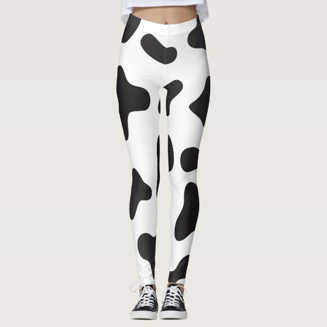 Leggings Textura de la piel de vaca (Anverso)