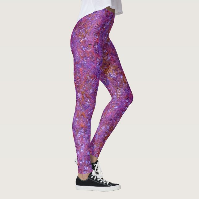 Leggings Textura de Lila (Derecha)