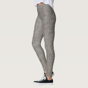 Leggings Textura de línea gris