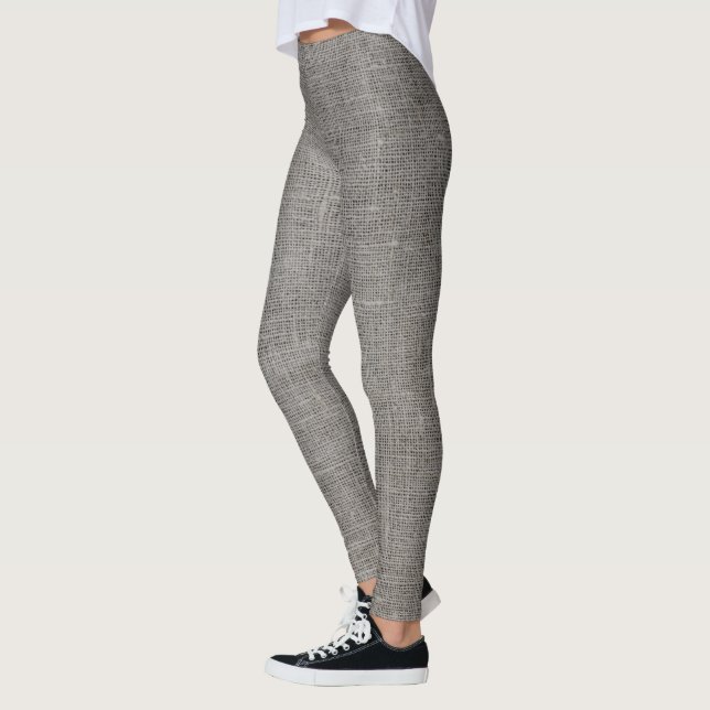 Leggings Textura de línea gris (Izquierda)