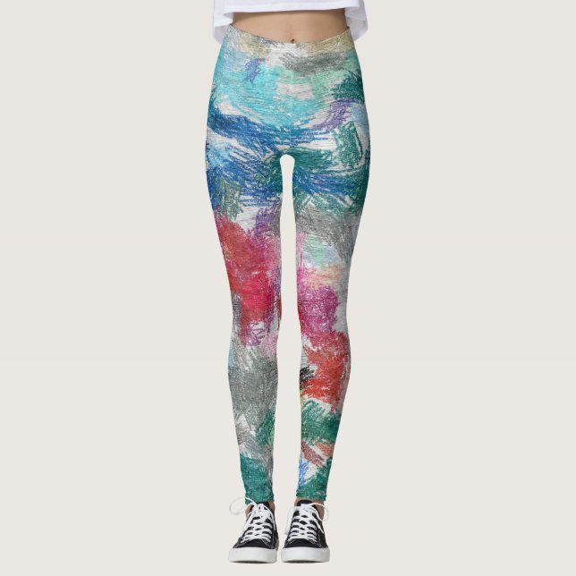 Leggings Textura de los cirayones (Anverso)