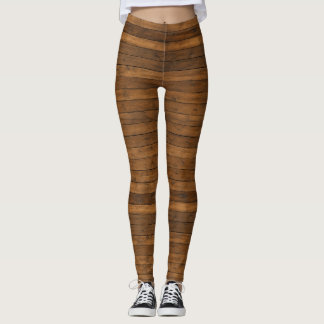 Leggings Textura de madera