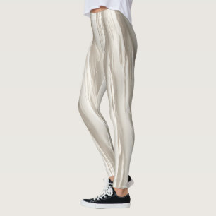 Leggings Textura de marfil abstracto