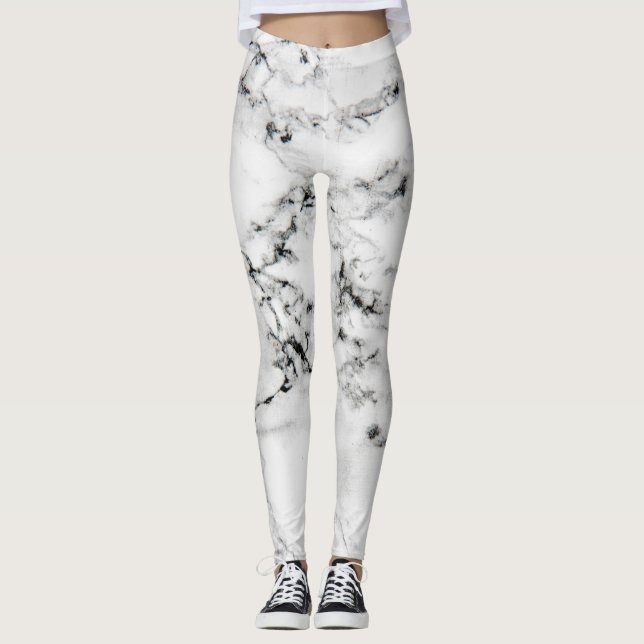 Leggings Textura de mármol (Anverso)