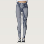 Leggings Textura de mármol gris y azul oscuro<br><div class="desc">Leggings. Presentado en un Diseño de Patrón de Mármol Azul Oscuro y Gris. ⭐ el 99% de mis diseños en mi tienda están hechos en capas. Esto facilita el redimensionar y mover los gráficos y el texto para que encajen perfectamente en cada producto. ⭐ (Asegúrese de cambiar el tamaño o...</div>