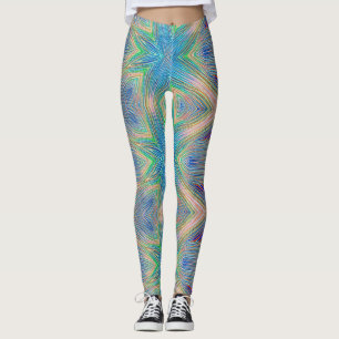 Leggings Textura de moda multicolor "Ratti_Creative_Arts" L