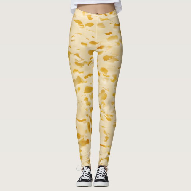 Leggings Textura de queso, agujeros característicos (Anverso)
