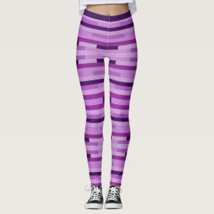 Leggings Textura De Tejido De Tejido De Punto Púrpura Girly