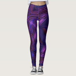 Leggings Textura descolorida azul a violeta y arañazos digi