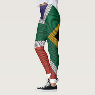 Leggings Textura: Engrave las leyendas de la bandera de Sud