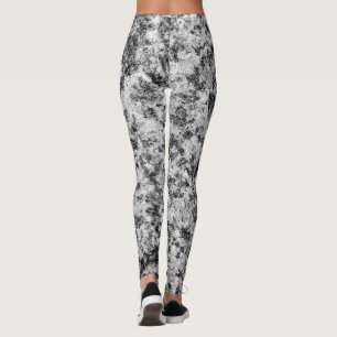 Leggings Textura gruesa de piedra abstracta