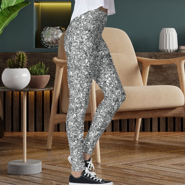 Leggings Textura moderna de purpurina con patrón de brillo  (Subido por el creador)
