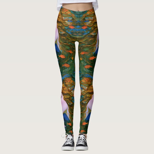 Leggings “Thalassa” - Mujeres en el agua (Anverso)