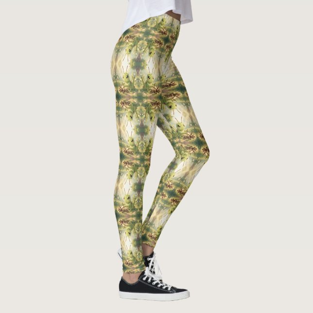 Leggings The Grasshopper and the Nectar Artwork (Derecha)