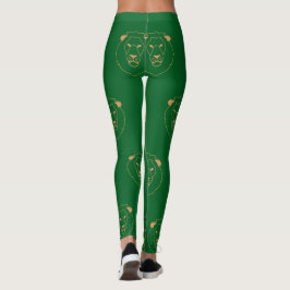 Leggings The Lion's Gaze: Golden Contour