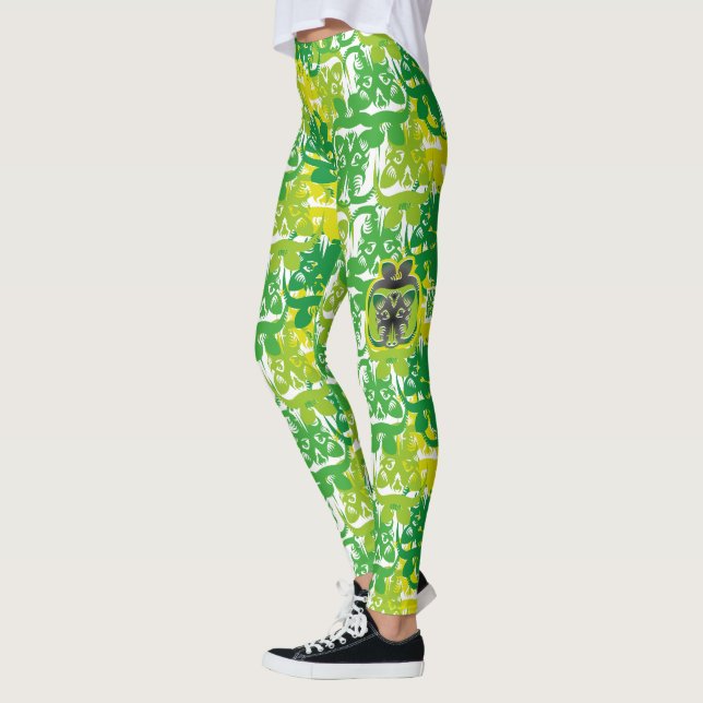 LEGGINGS THE WILD BOAR EATS APPLES BY MASANSER (Izquierda)