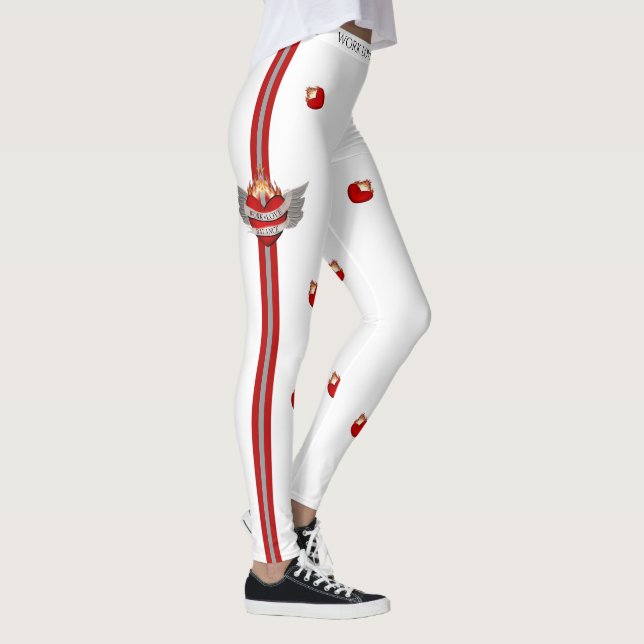 Leggings The WORK LOVE BALANCE Passion Heart and Flame (Derecha)