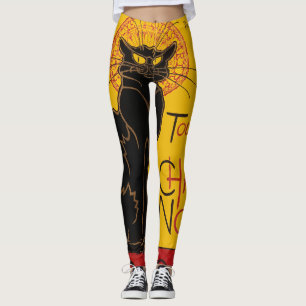 Leggings Theophile Steinlen - Le Chat Noir Vintage