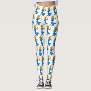 Leggings Thunder_Cove, chica cobarde que se pone un dedo