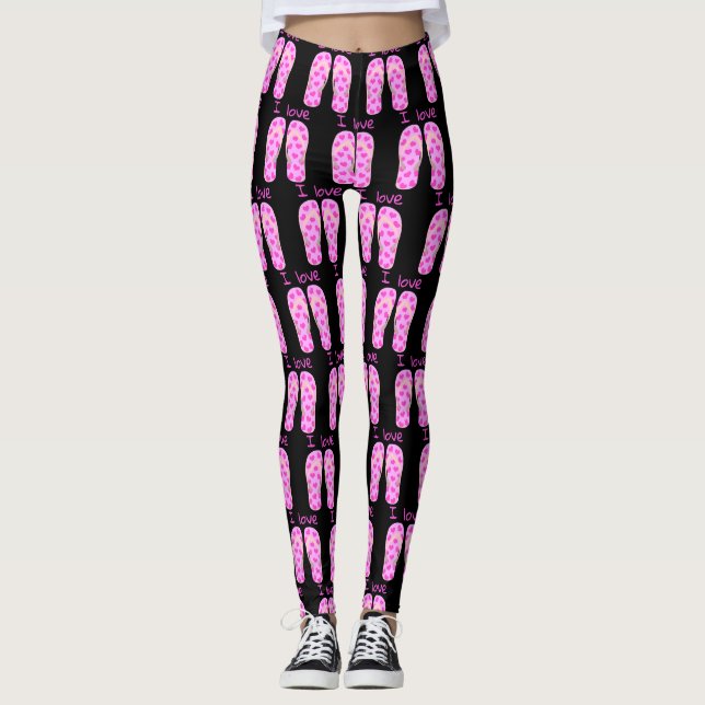 Leggings Thunder_Cove con Flip-Flops rosa (Anverso)